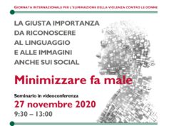 Minimizzare fa male, seminario contro la violenza sulle donne